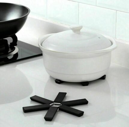 Foldable hot pot mat