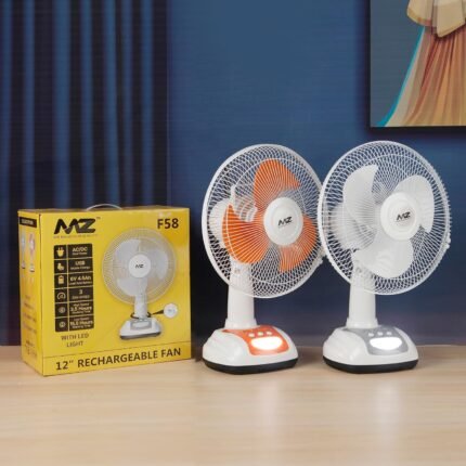MZ F58 RECHARGEABLE TABLE FAN