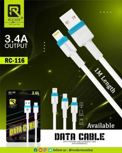 Rocker RC-116 iPhone Lightning Data Cable