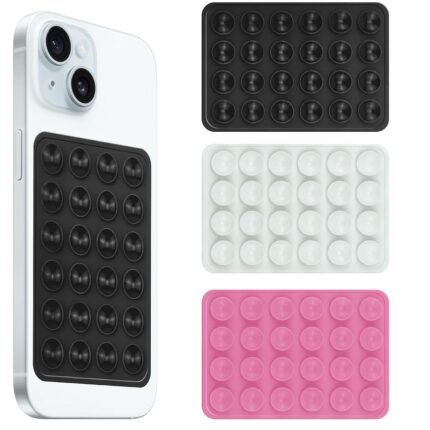 Silicone suction phone case