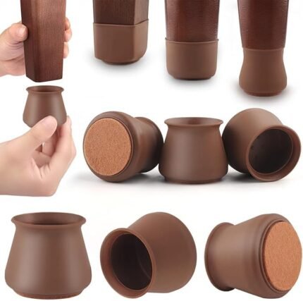 Silicone Chair Leg Caps 4 Pcs Set