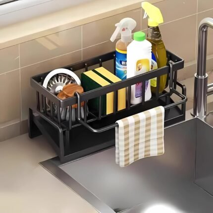Large Metal Sponge Holder for Kitchen Sink Organiser
