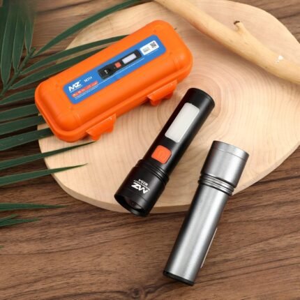 MZ M254 Rechargeable LED Metal Torch