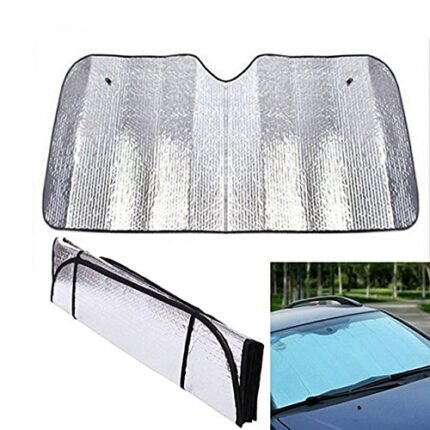 Aluminium Foil Foldable Windshield and Rear Mirror Sunshade