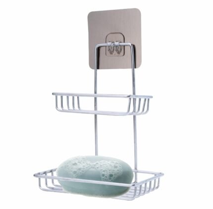 Stainless Steel 2 Layer Soap Stand