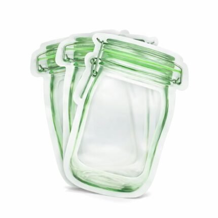 Reusable Leakproof Jar Ziplock Bag 250ML , 1 Piece