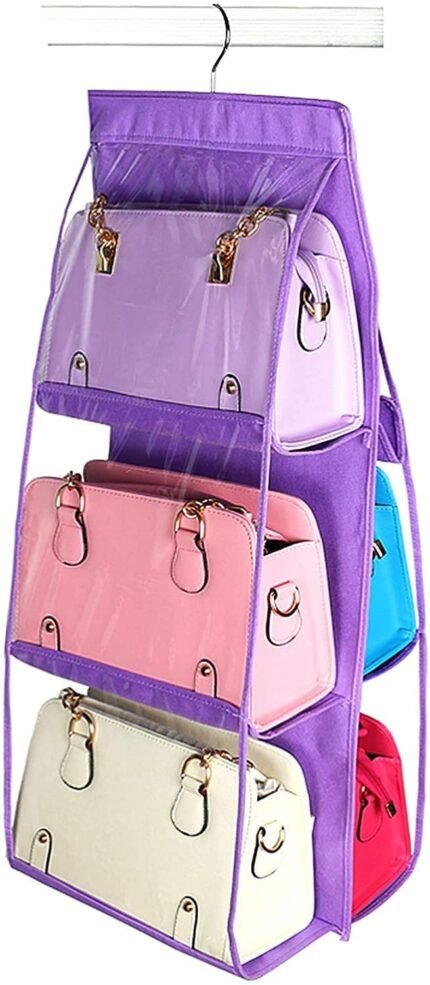 6 Pocket Hanging Purse Organizer