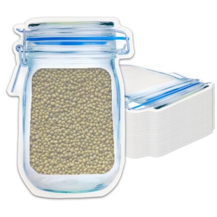 Reusable Leakproof Jar Ziplock Bag 1000ML , 1 Piece