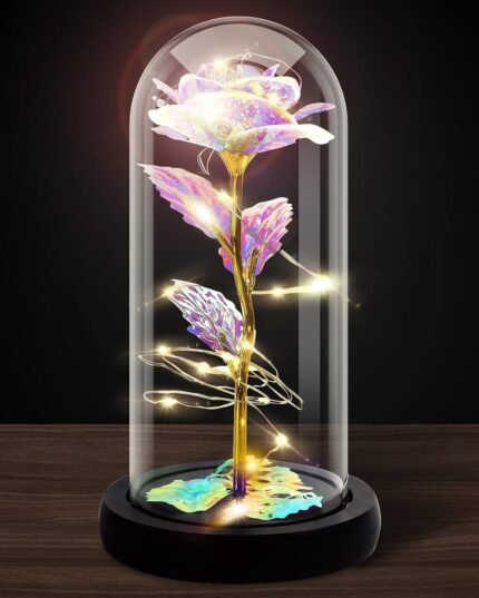LED Strings Light Up Rose Flower for Gift