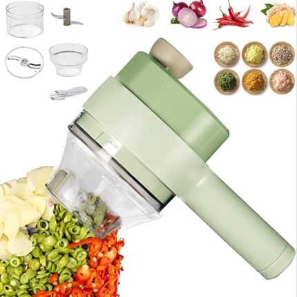 4 in 1 Handheld Portable Electric Vegetable Cutter