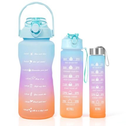 Motivational Water Bottle Set of 3