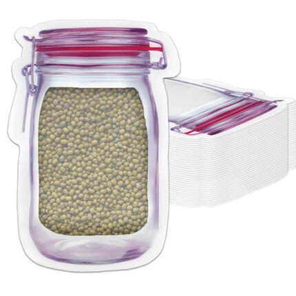 Reusable Leakproof Jar Ziplock Bag 500ML , 1 Piece