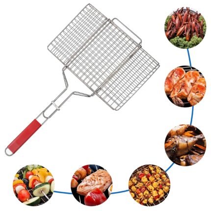 Steel Portable Barbecue BBQ Grill Net