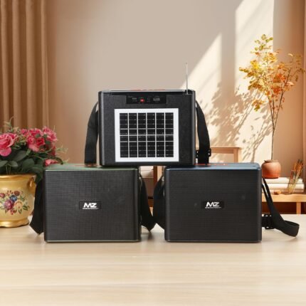 MZ S663 Portable Bluetooth Speaker with Solar Panel