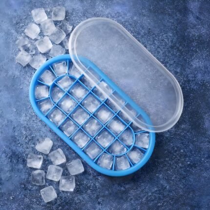 Silicone Ice Tray with Lid 1 pc