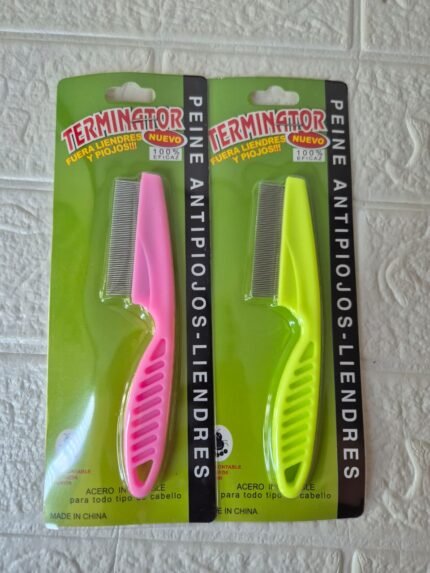 Terminator Stainless Steel Lice and Nit Removal Comb short