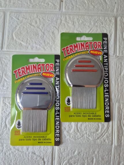 Terminator Stainless Steel Lice and Nit Removal Comb Large