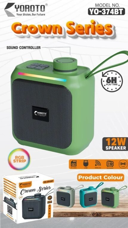 Yoroto Bluetooth Speaker YO-374BT