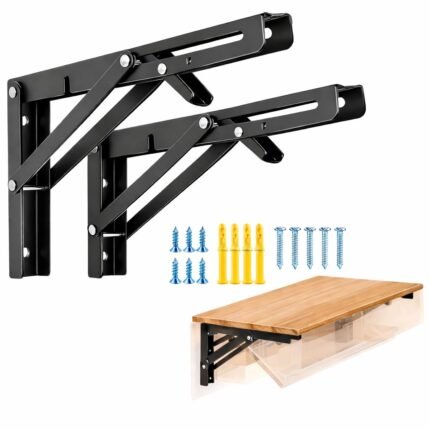 Folding Shelf Bracket 1 Pair- 16 inch