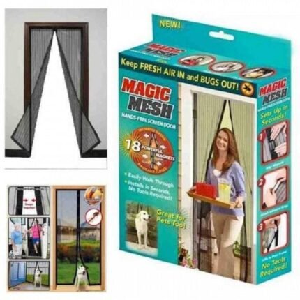 Magic Mesh- Hand free screen Door