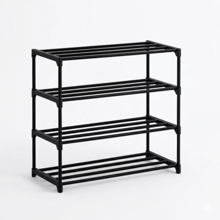 4-Layer PLASTIC Frame Shoe Storage Organizer