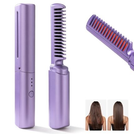 Rechargeable Heat Hair Comb