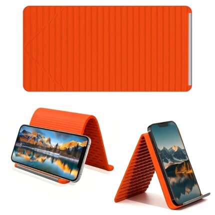 Portable Foldable Silicone Aluminium customize Phone Holder