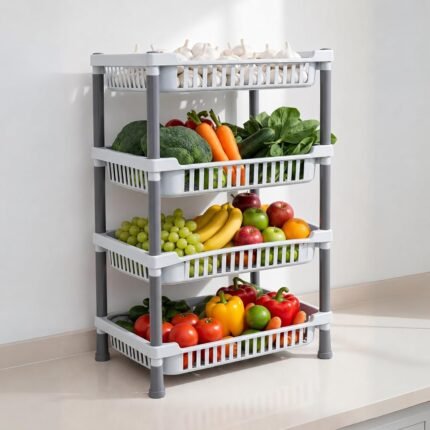 4 layer Fruit and Vegetable Basket Stand