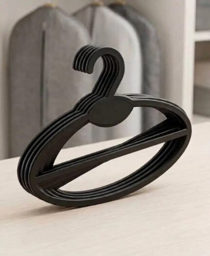 Non Slip Hanger Black Colour for Kids OR Scarf Shawl Tie Holder (Set of 12)