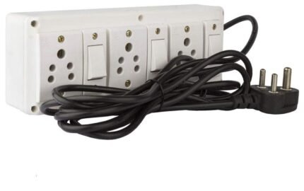 Choice 3 Socket 3 Switch Power Extension Board 5 Mtr Wire