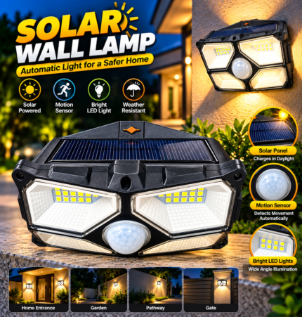 Solar Wall Lamp with Motion Sensor | Solar LED Light