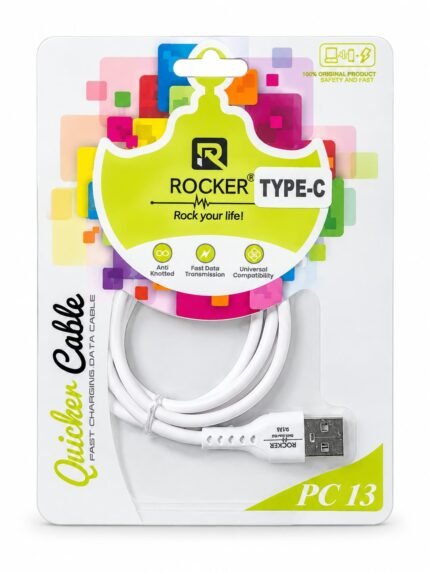 ROCKER PC-13 Type-C Fast Charging & High-Speed Data Cable