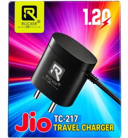 ROCKER Jio Phone Travel Charger TC-217 | Fast & Compact Mobile Charger